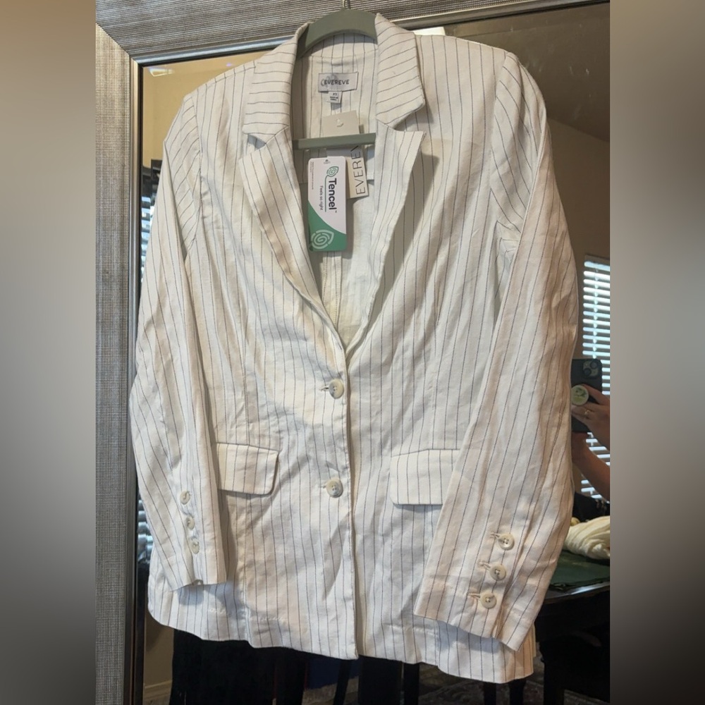 EVEREVE Pinstripe Blazer